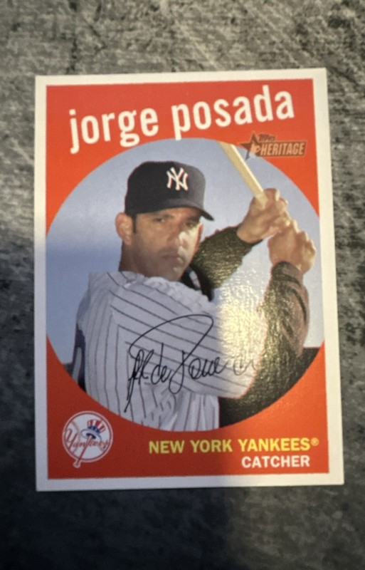 2008 Topps Heritage - Jorge Posada #180