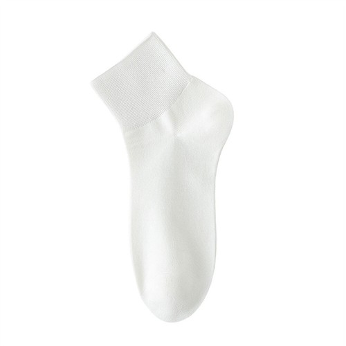 10 paires de chaussettes d'été fines en coton pour femmes mi-mollet hautes élastiques chaussettes d'extérieur - Photo 8/16