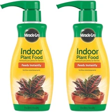 Miracle-Gro Indoor Liquid Plant Food, 8 oz, 2-Pack for Houseplants & Herbs