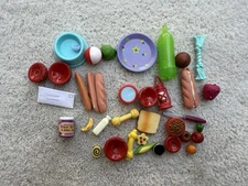 Cute Lot Breyer Horse Barn Stable Accessories Food Bowls Apples Dog Toys Etc