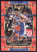 9046J 2021-22 Panini Select #85 Jaden Springer Orange Flash Prizms