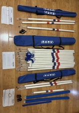 Dog Agility Training Equipment Bar Jump Ring Jump and 12 Weave Poles