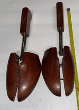 Shoe Keepers Rochester Shoe Tree Co #5 Small Wood Stretcher Travel Tree Set VTG