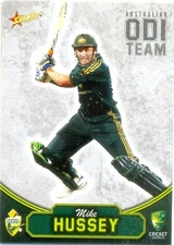2009/2010 Select Cricket Australia Card #36 - Mike Hussey - ODI TEAM