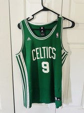 adidas Boston Celtics Rajon Rondo #9 Green NBA Basketball Jersey L Unisex Adult