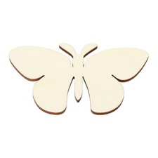 10 Pcs Wooden Butterfly 2.09 Inch Butterfly Shaped Unfinished Wood Cutouts