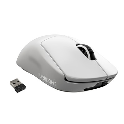 Logitech - PRO X SUPERLIGHT - Gaming-Maus - Kabellos - PC - White - Neu & OVP