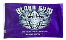 3x5FT Globo Gym Flag Dorm Man Cave Decor Dad Gift Dodgeball Funny Frat Sports