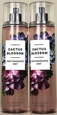 QTY 2 - Bath Body Works CACTUS BLOSSOM Fine Fragrance Body Mist Spray 8Oz