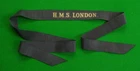 Original WW1 HMS London . (DOT) Royal Navy Cap Tally