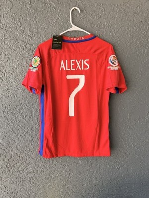 Chile Alexis Soccer Jersey Final Red Size S