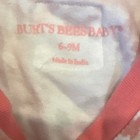 Burt's Bees Baby White Pink Floral Coverall One-Piece for Baby 6-9 Months — photo 2
