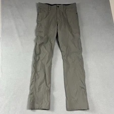 Wrangler ATG Pants Mens 34X32 Gray Synthetic Utility Cargo Hiking Workwear