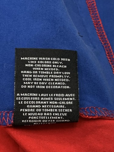 Hudson Outerwear Unisex 2X Jersey NASA Patch Red/blue - Picture 5 of 9