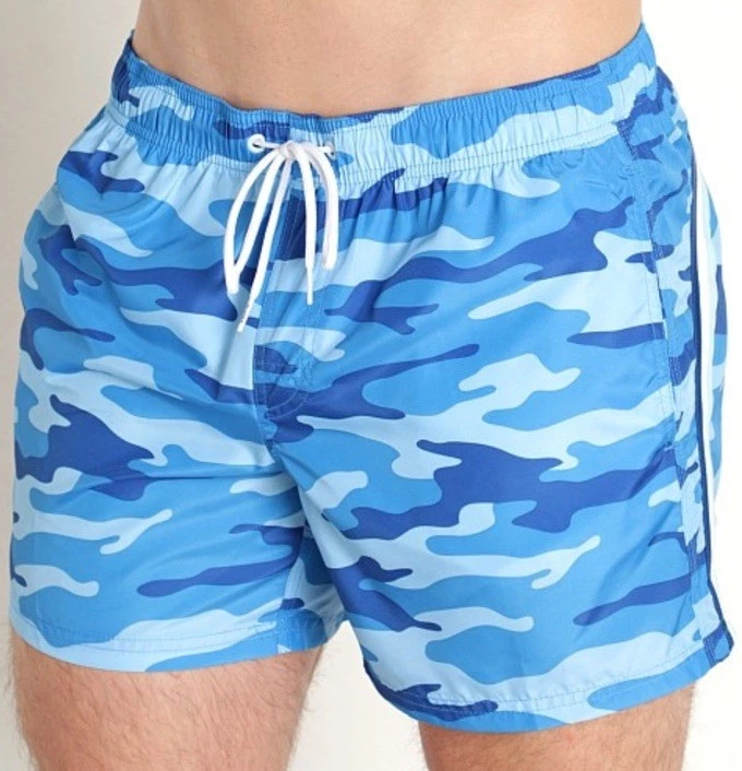 Sundek Board Short Hombre Multi Camuflaje XL Nuevo Con Etiquetas Traje De Baño Azul Claro Foto 2 de 4