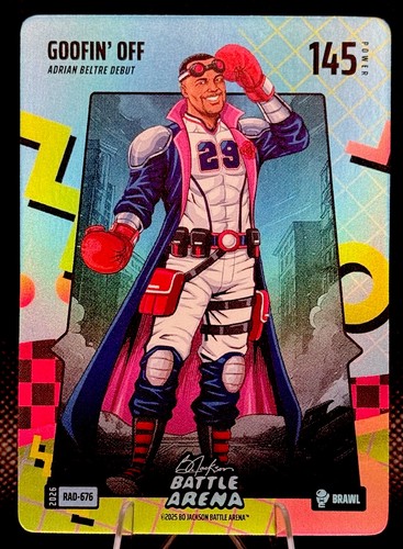 2026 Bo Jackson Battle Arena Adrian Beltre Goofin Off RAD 80s BRAWL RAD-676