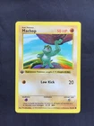 Pokemon Cards: Base Set 1st Edition Common: Machop 52/102