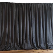 20 ft wide x 10 ft BLACK BACKDROP Wedding Party Photobooth Decorations Sale