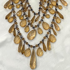 QVC Joan Rivers 3 Row Sparkling Teardrops 26