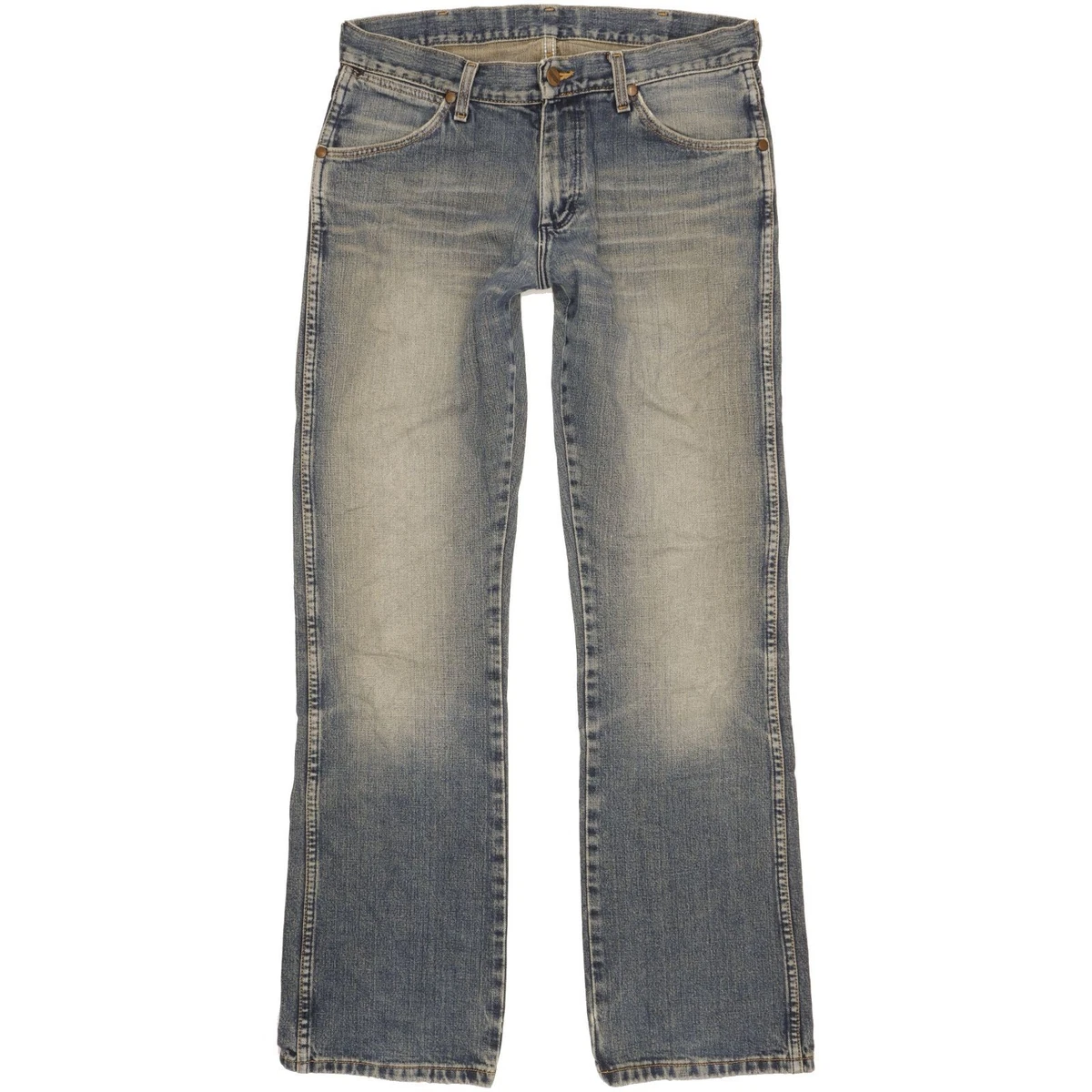 Pantalon Wrangler Retro Homme - Kaki Beige, Slim Droit, Taille 34x30