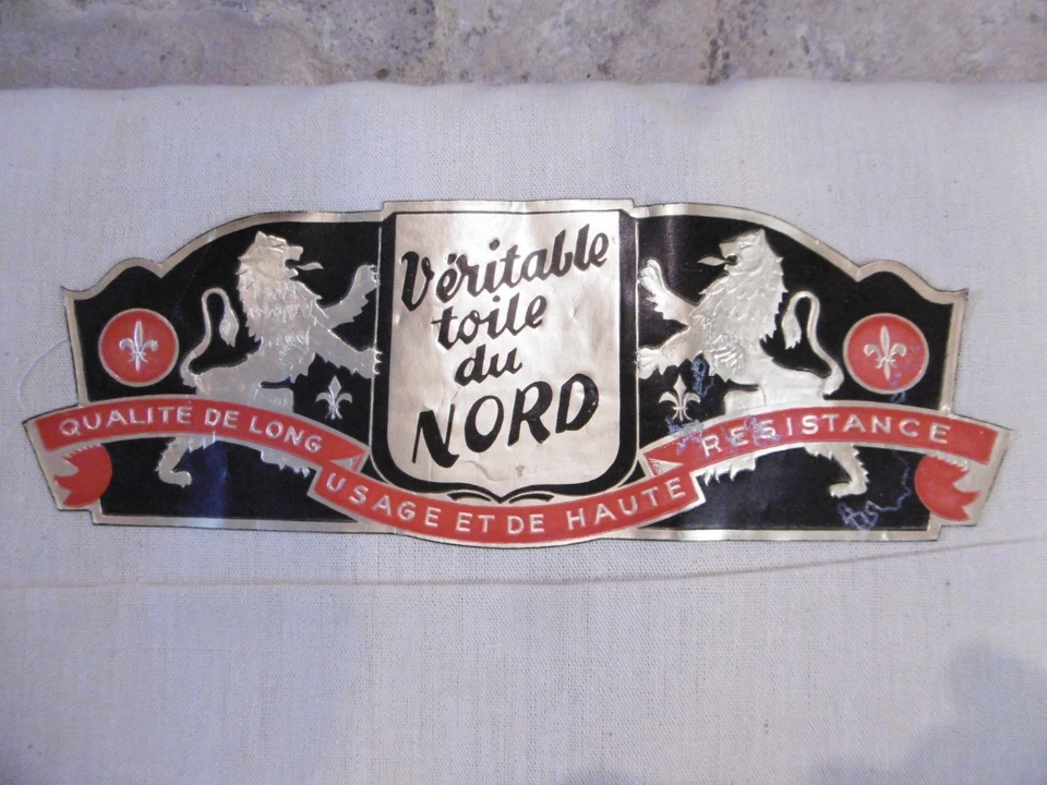 Paire de draps métis "véritable toile du Nord" - Photo 3/4