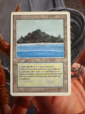 mtg　Tropical  TROPICAL ISLAND - REVISED - MTG MAGIC THE GATHERING MP | eBay
