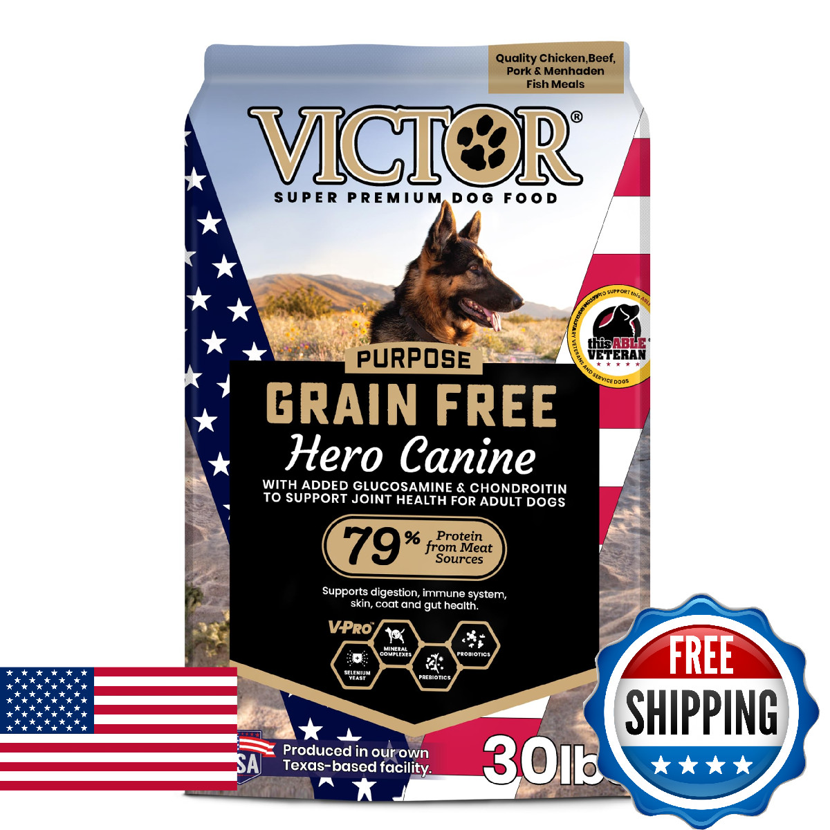 &ndash; Purpose Hero Canine Kibble &ndash; Premium Gluten Free