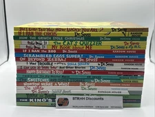 19 DR. SEUSS HC 8.5 x 11 Grolier Book Club Edition RANDOM HOUSE Vintage Books