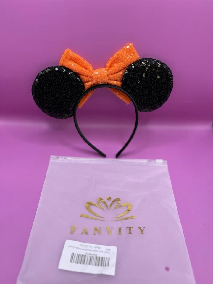 Disney: Cuatro orejas de Minnie Mouse arco de leopardo Foto 4 de 4