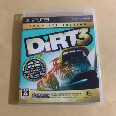 Used Codemasters 2011 DiRT 3 Sony PlayStation 3 PS3 Racing Japanese Retro Game 