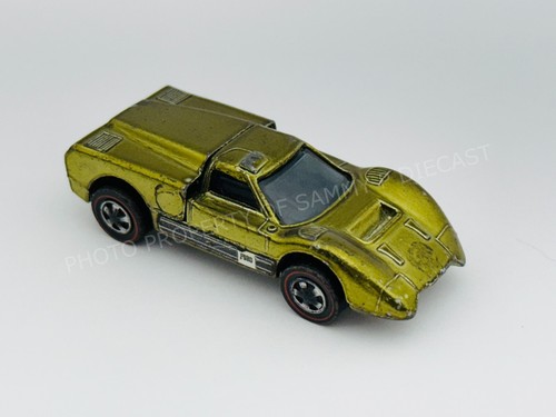 Hot Wheels Redline FORD J CAR Olive US Black Interior Nice !!!