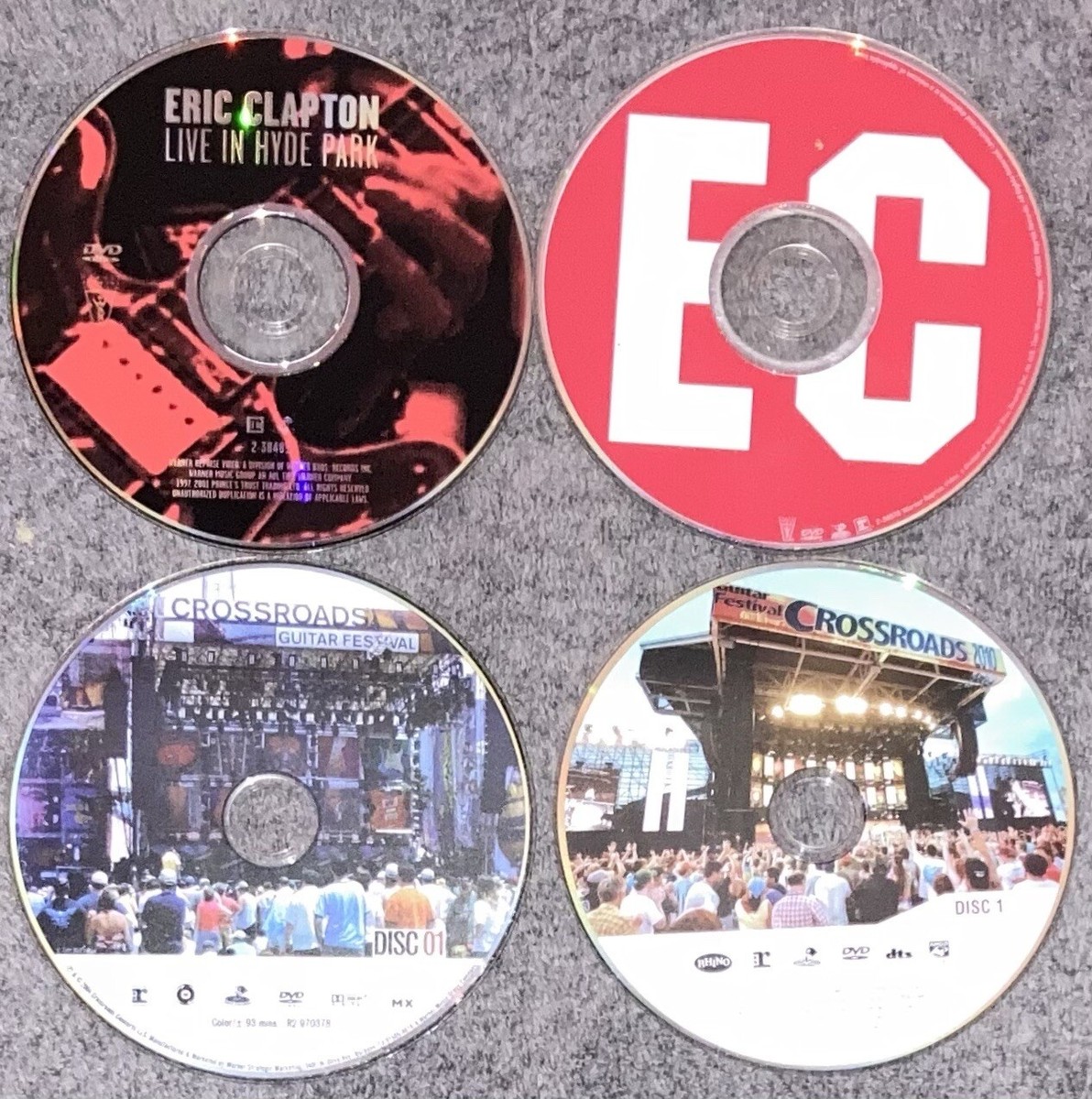 Eric Clapton DVD Collection: Crossroads Guitar Festival/Hyde Park