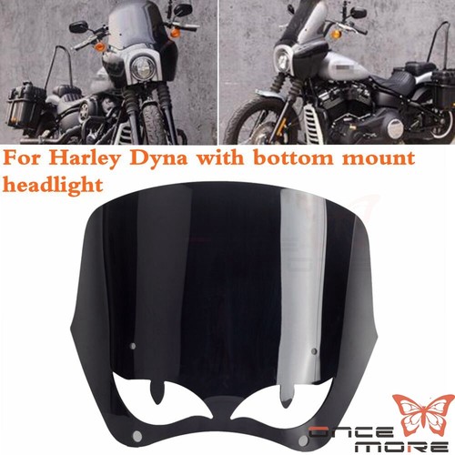 Motorcycle Fairing Windshield Front Screen Acrylic For Harley Dyna