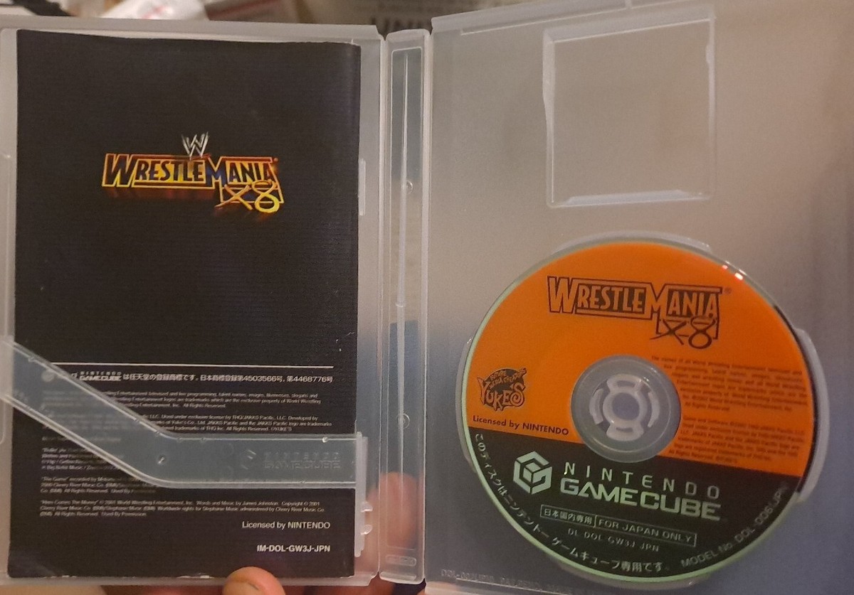 WWE WWF WRESTLE MANIA X8 Nintendo GameCube Japan Import US Seller