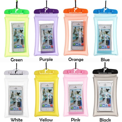 Waterproof Phone Pouch Underwater Case Cover Universal Dry Bag Mobile Beach - Picture 5 of 14
