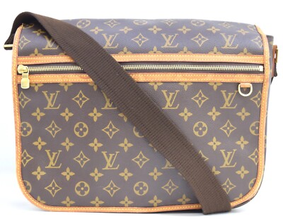 Louis Vuitton Bosphore Messenger Bag GM Brown Canvas