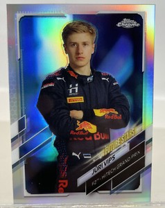 2021 Topps Chrome Formula 1 F1 Juri Vips Refractor Future Stars #69
