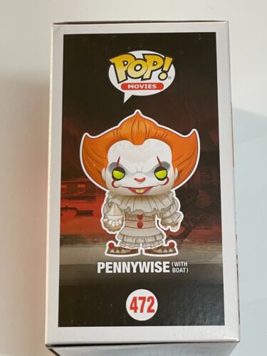 Movies Funko Pop Pennywise with Boat Chase Green Eyes IT 472 - Foto 2 di 10