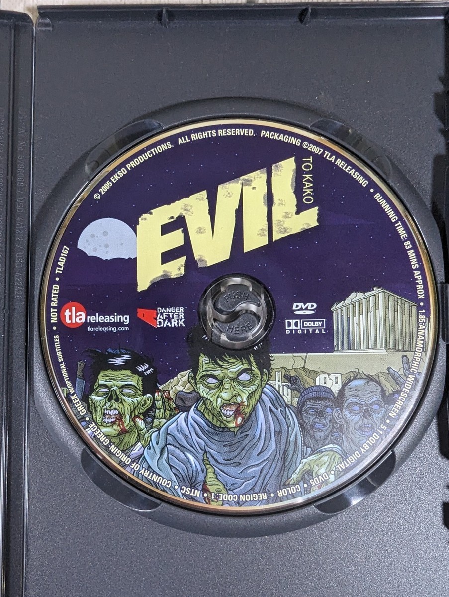 Evil to Kako (DVD, 2007, Danger After Dark) Rare OOP Cult Horror