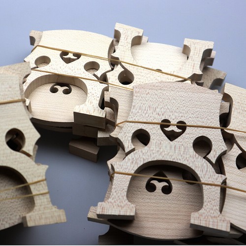 10pcs 3/4 Cello Bridge, French style, maple wood, DIY Cello Accessories - Picture 7 of 8