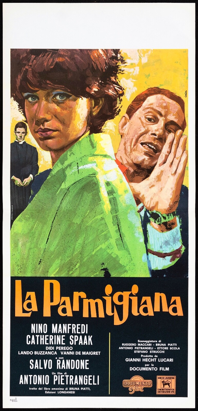 Locandina originale film La parmigiana (1963) - Regia di Antonio Pietrangeli