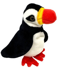 Vintage Ty Original Beanie Baby Puffer The Puffin Penguin Bird Toy Retired 1997