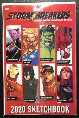   STORMBREAKERS 2020 SKETCHBOOK Marvel Elite Artists Momoko Silva Coello Cabal