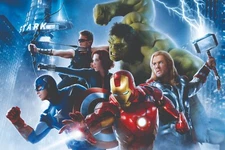 THE AVENGERS MARVEL STRETCHED CANVAS WALL ART READY TO HANG CP216