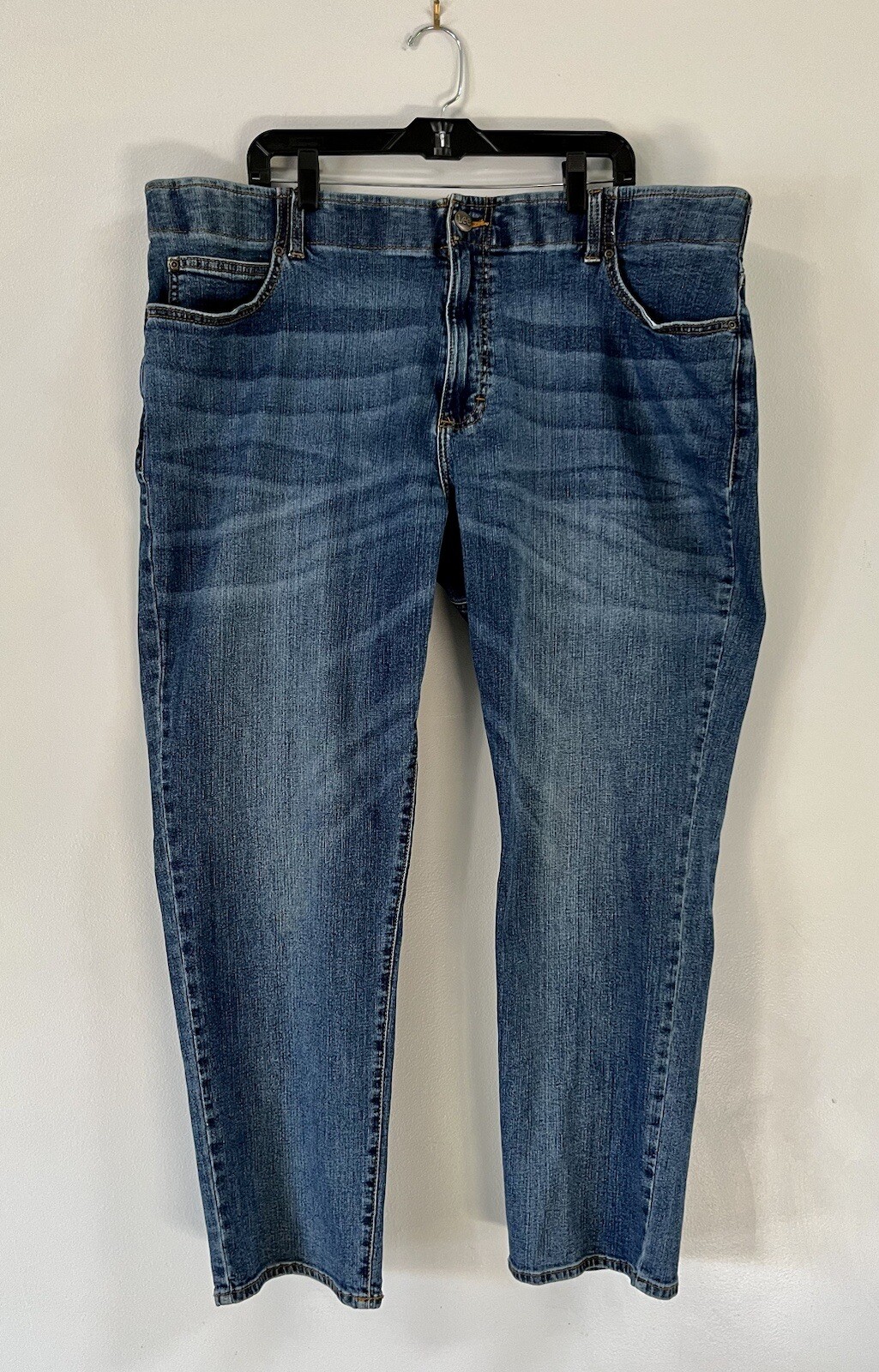 Lee 44x30 Straight Taper Men's Jeans Blue Gem