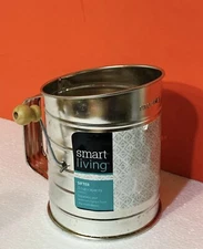 Stainless Steel 3 Cup Flour Sifter Smart Living