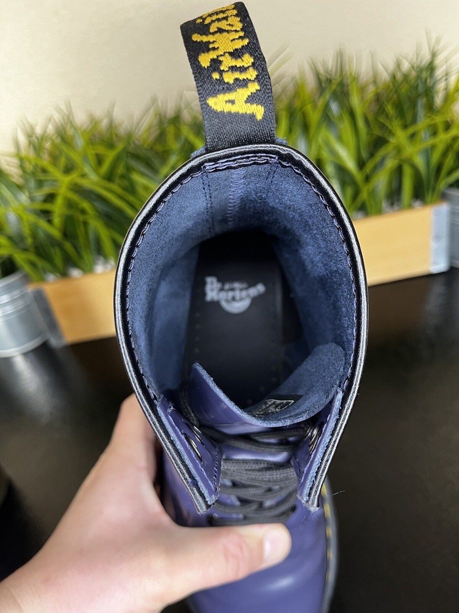 Dr. Martens 27139 Waterproof Purple Combat Boots Women's