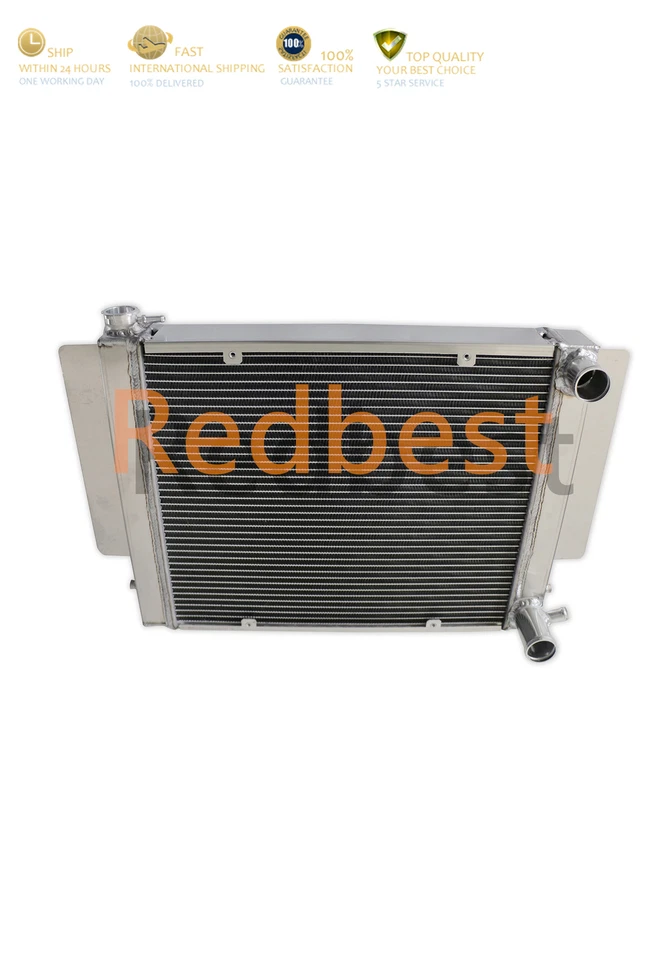 3 Row For Mazda RX2 RX3 RX4 RX5 RX7 Full Aluminum Radiator Without Heater Pipe Foto 2 de 4