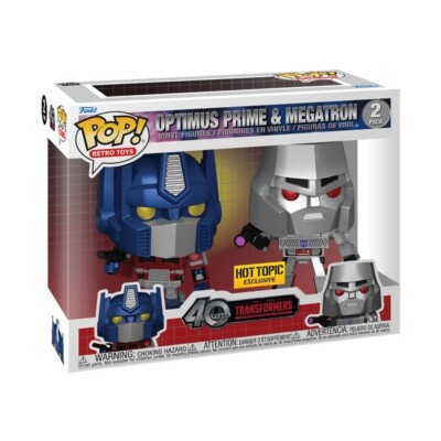 FUNKO POP TRANSFORMERS OPTIMUS PRIME & MEGATRON 2-PACK