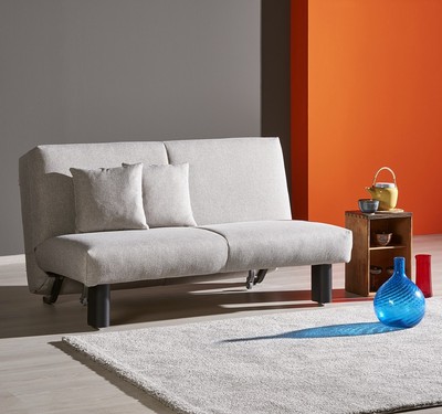Ell + Ell Sofa Calina Breite 120 cm Schlafsofa mit Schlaffunktion Gästebett | eBay